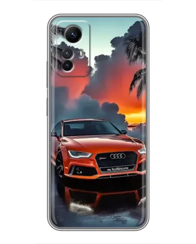 Чехол для Xiaomi Redmi Note 12s с картинкой «Audi — закат» Чехол для Xiaomi Redmi Note 12s с картинкой «Audi — закат»