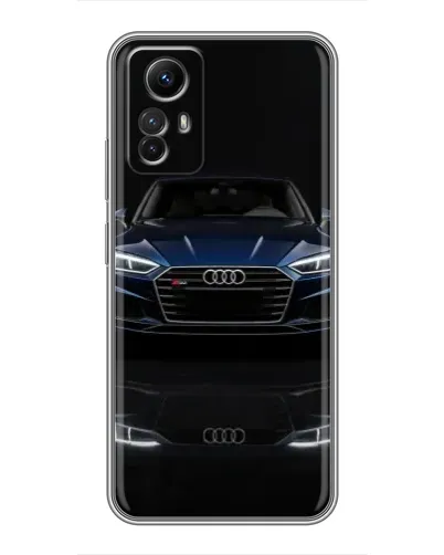 Чехол для Xiaomi Redmi Note 12s с картинкой «Audi — ночное отражение» Чехол для Xiaomi Redmi Note 12s с картинкой «Audi — ночное отражение»