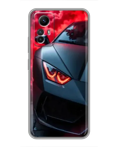 Чехол для Xiaomi Redmi Note 12s с картинкой «Lamborghini красное сияние» Чехол для Xiaomi Redmi Note 12s с картинкой «Lamborghini красное сияние»