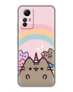Чехол для Xiaomi Redmi Note 12s с картинкой «Единорог Pusheen»