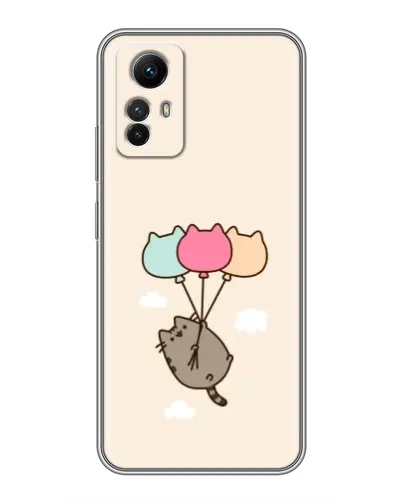 Чехол для Xiaomi Redmi Note 12s с картинкой «Пушин на шариках»