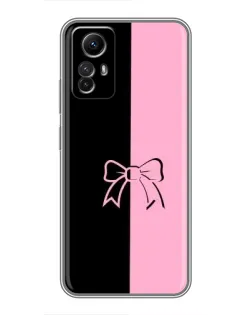 Чехол для Xiaomi Redmi Note 12s с картинкой «Половинки банта»