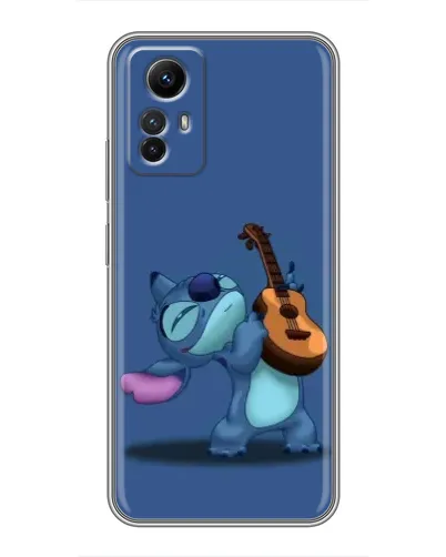Чехол для Xiaomi Redmi Note 12s с картинкой «Стич с укулеле»