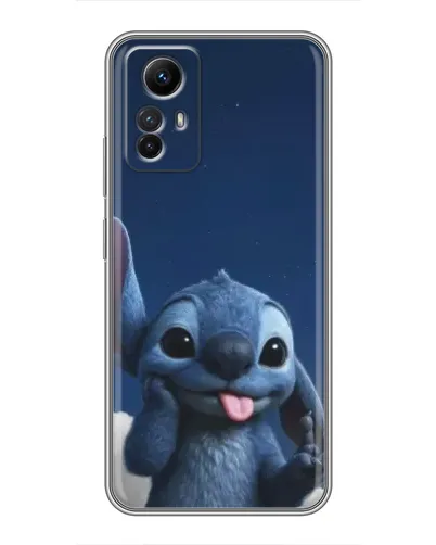 Чехол для Xiaomi Redmi Note 12s с картинкой «Стич в облаках»