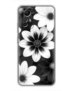 Чохол для Xiaomi Redmi Note 12s з картинкою «Монохромні айстри» Чохол для Xiaomi Redmi Note 12s з картинкою «Монохромні айстри»