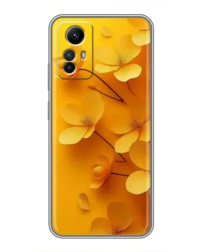 Чехол для Xiaomi Redmi Note 12s с картинкой «Золотые лепестки»