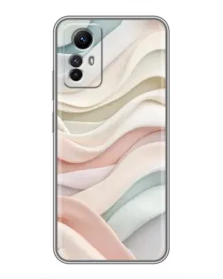 Чехол для Xiaomi Redmi Note 12s с картинкой «Пастельные нежные волны»
