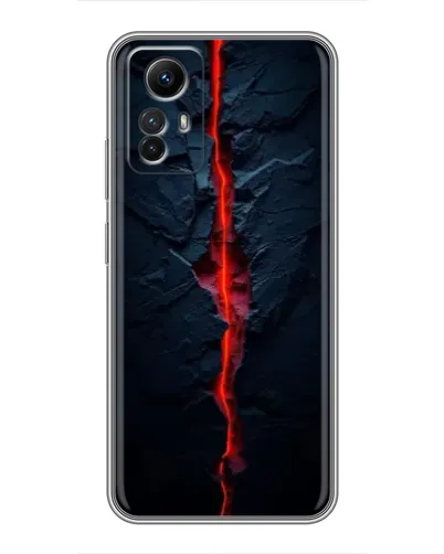 Чехол для Xiaomi Redmi Note 12s с картинкой «Kрасная лавовая трещина» Чехол для Xiaomi Redmi Note 12s с картинкой «Kрасная лавовая трещина»