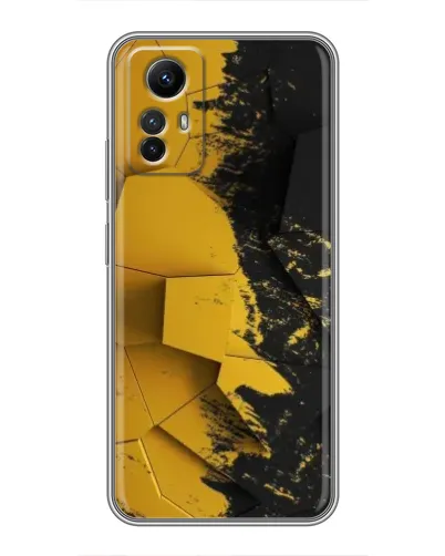 Чехол для Xiaomi Redmi Note 12s с картинкой «Золотые осколки геометрии» Чехол для Xiaomi Redmi Note 12s с картинкой «Золотые осколки геометрии»
