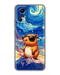 Чехол для Xiaomi Redmi Note 12s с картинкой «Капибара Ван Гога»
