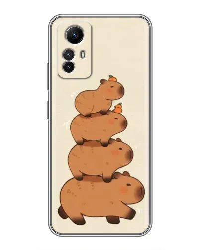Чехол для Xiaomi Redmi Note 12s с картинкой «Башня из капибар»