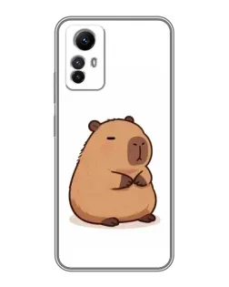 Чехол для Xiaomi Redmi Note 12s с картинкой «Толстенькая капибара»