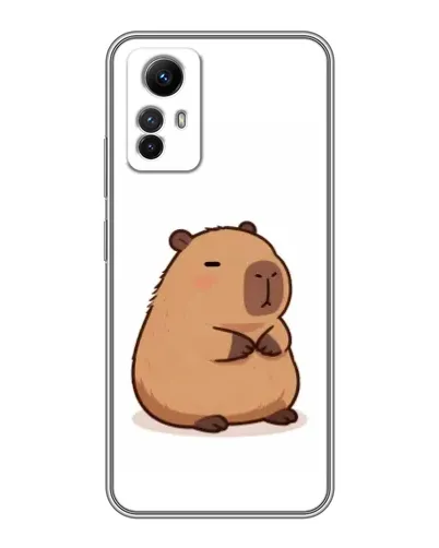 Чехол для Xiaomi Redmi Note 12s с картинкой «Толстенькая капибара»