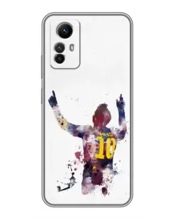 Чехол для Xiaomi Redmi Note 12s с картинкой «Акварельный Месси Барселона» Чехол для Xiaomi Redmi Note 12s с картинкой «Акварельный Месси Барселона»