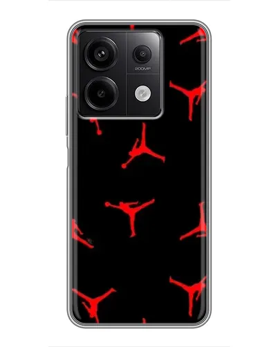 Чехол для Xiaomi Redmi Note 13 (5G) с картинкой «Jordan Red Pattern» Чехол для Xiaomi Redmi Note 13 (5G) с картинкой «Jordan Red Pattern»