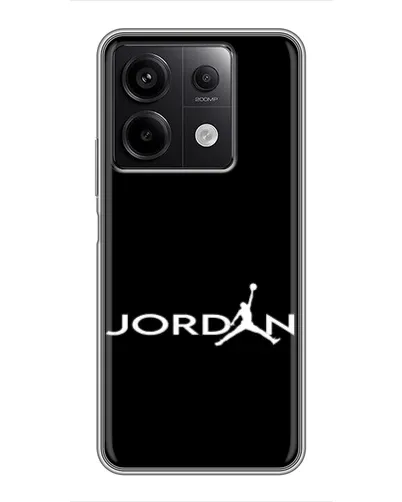 Чехол для Xiaomi Redmi Note 13 (5G) с картинкой «Jordan White Logo» Чехол для Xiaomi Redmi Note 13 (5G) с картинкой «Jordan White Logo»