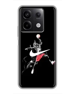 Чехол для Xiaomi Redmi Note 13 (5G) с картинкой «Jordan Jumpman»