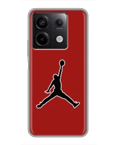 Чехол для Xiaomi Redmi Note 13 (5G) с картинкой «Jordan Red Back» Чехол для Xiaomi Redmi Note 13 (5G) с картинкой «Jordan Red Back»