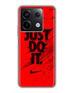Чехол для Xiaomi Redmi Note 13 (5G) с картинкой «Nike Just Do It»