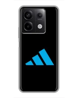 Чехол для Xiaomi Redmi Note 13 (5G) с картинкой «Adidas Cyan Logo»