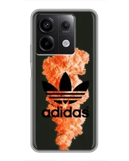 Чехол для Xiaomi Redmi Note 13 (5G) с картинкой «Adidas Classic White»
