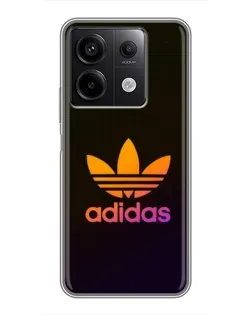 Чехол для Xiaomi Redmi Note 13 (5G) с картинкой «Градиент Adidas»