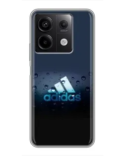 Чехол для Xiaomi Redmi Note 13 (5G) с картинкой «Adidas Water Drops»