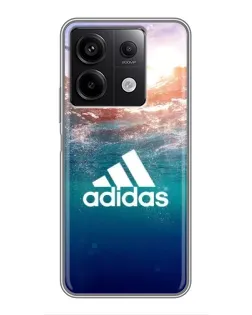 Чехол для Xiaomi Redmi Note 13 (5G) с картинкой «Океанская глубина адидас»