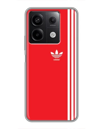 Чехол для Xiaomi Redmi Note 13 (5G) с картинкой «Красный минимализм Adidas» Чехол для Xiaomi Redmi Note 13 (5G) с картинкой «Красный минимализм Adidas»