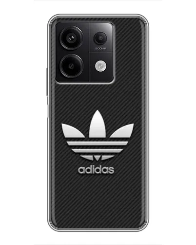 Чехол для Xiaomi Redmi Note 13 (5G) с картинкой «Adidas Карбоновая текстура» Чехол для Xiaomi Redmi Note 13 (5G) с картинкой «Adidas Карбоновая текстура»
