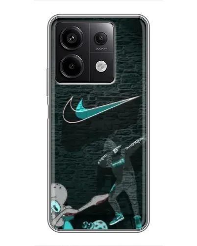Чехол для Xiaomi Redmi Note 13 (5G) с картинкой «Спортивный арт Nike»