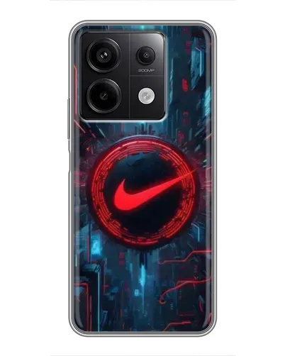 Чехол для Xiaomi Redmi Note 13 (5G) с картинкой «Техногенный стиль Nike»