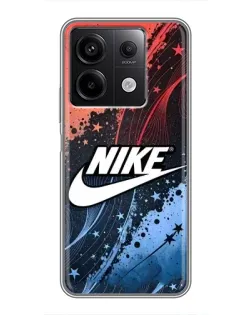 Чехол для Xiaomi Redmi Note 13 (5G) с картинкой «Градиентный принт Найк»