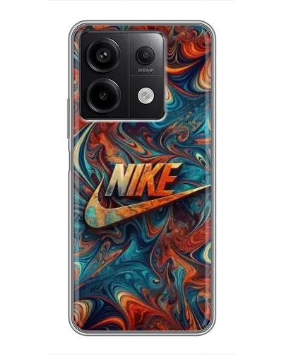 Чехол для Xiaomi Redmi Note 13 (5G) с картинкой «Nike в абстракции»