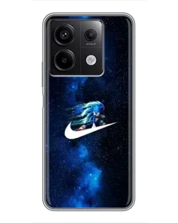 Чехол для Xiaomi Redmi Note 13 (5G) с картинкой «Звездный путь Nike»