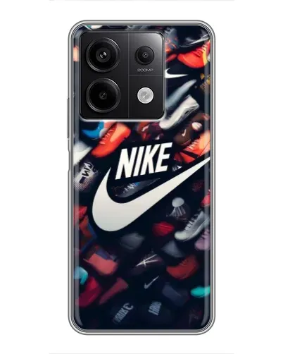 Чехол для Xiaomi Redmi Note 13 (5G) с картинкой «Коллекция кроссовок Nike»