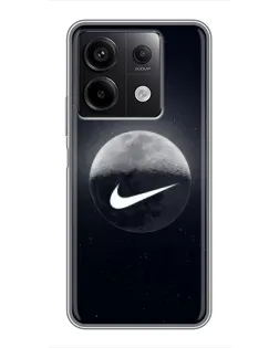 Чехол для Xiaomi Redmi Note 13 (5G) с картинкой «Nike в стиле граффити»