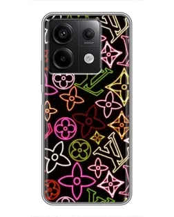 Чехол для Xiaomi Redmi Note 13 (5G) с картинкой «Неоновый микс Nike» Чехол для Xiaomi Redmi Note 13 (5G) с картинкой «Неоновый микс Nike»
