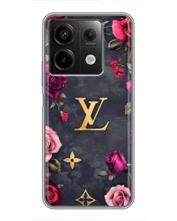 Чехол для Xiaomi Redmi Note 13 (5G) с картинкой «Цветочный Louis Vuitton» Чехол для Xiaomi Redmi Note 13 (5G) с картинкой «Цветочный Louis Vuitton»