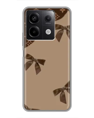 Чехол для Xiaomi Redmi Note 13 (5G) с картинкой «LV — кофейный атлас»