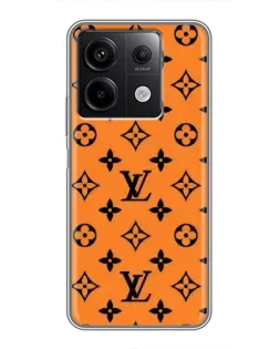 Чехол для Xiaomi Redmi Note 13 (5G) с картинкой «Оранжевый стиль LV»