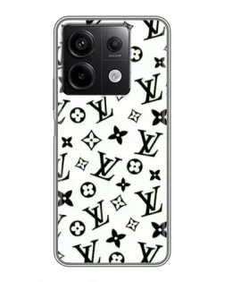 Чехол для Xiaomi Redmi Note 13 (5G) с картинкой «Монохромный хаос LV»