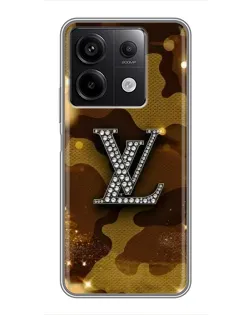 Чехол для Xiaomi Redmi Note 13 (5G) с картинкой «Камуфляжный Louis Vuitton»
