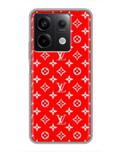 Чехол для Xiaomi Redmi Note 13 (5G) с картинкой «Яркий паттерн LV»