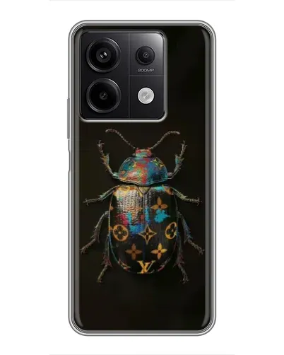 Чехол для Xiaomi Redmi Note 13 (5G) с картинкой «LV — мраморный принт»