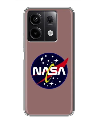 Чехол для Xiaomi Redmi Note 13 (5G) с картинкой «NASA — ретро космос»