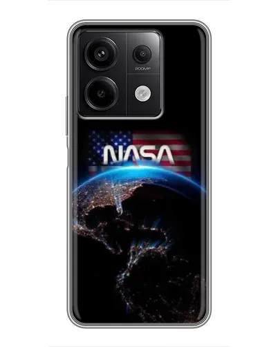 Чехол для Xiaomi Redmi Note 13 (5G) с картинкой «Земля из космоса NASA»