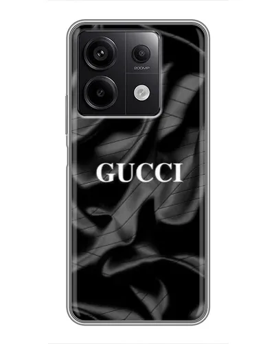 Чехол для Xiaomi Redmi Note 13 (5G) с картинкой «Gucci — шелковые волны» Чехол для Xiaomi Redmi Note 13 (5G) с картинкой «Gucci — шелковые волны»