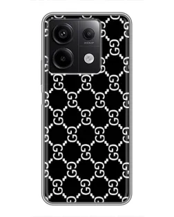 Чехол для Xiaomi Redmi Note 13 (5G) с картинкой «Gucci — сетчатый паттерн» Чехол для Xiaomi Redmi Note 13 (5G) с картинкой «Gucci — сетчатый паттерн»