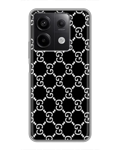 Чехол для Xiaomi Redmi Note 13 (5G) с картинкой «Gucci — сетчатый паттерн» Чехол для Xiaomi Redmi Note 13 (5G) с картинкой «Gucci — сетчатый паттерн»